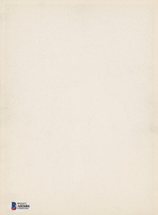 Ted Williams Autographed 6.5x9 Photo Boston Red Sox "To Chuck Best Wishes" Vintage Rookie Era Beckett BAS #A82684 - RSA