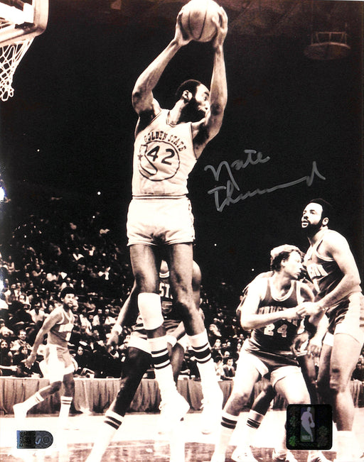 nate thurmond signed 8x10 photo gs warriors nba 50 aiv certificate of authenticity