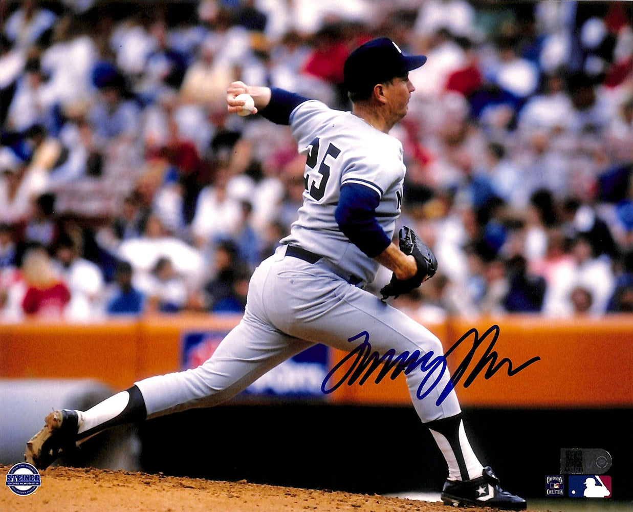 tommy john signed 8x10 photo aiv certificate of authenticity