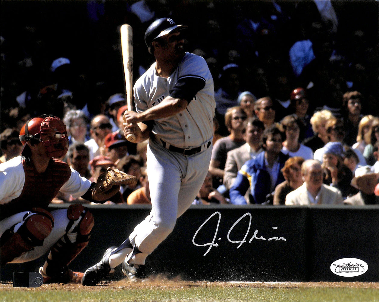 chris chambliss signed 8x10 photo aiv certificate of authenticity