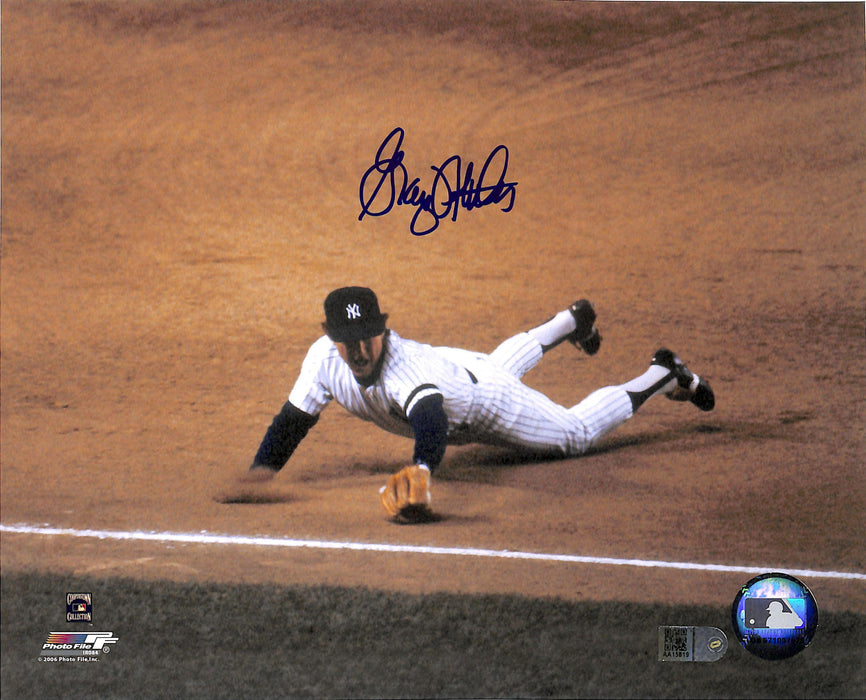 graig nettles signed 8x10 photo aiv certificate of authenticity