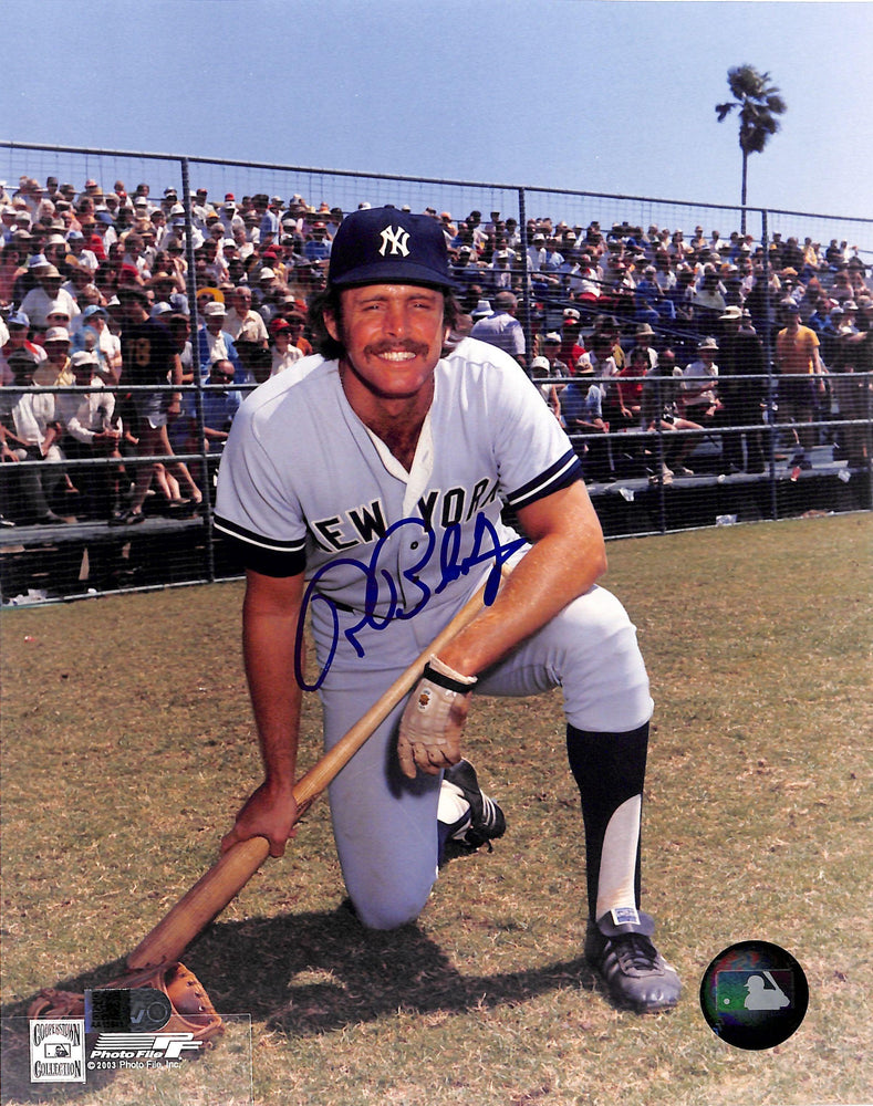 ron blomberg signed 8x10 photo aiv aa15841 certificate of authenticity