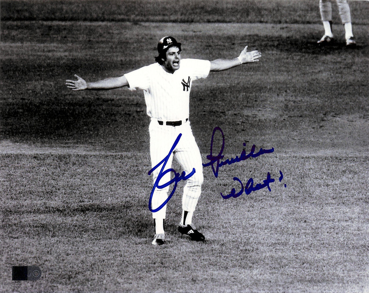 lou piniella signed and inscribed what 8x10 photo aiv certificate of authenticity