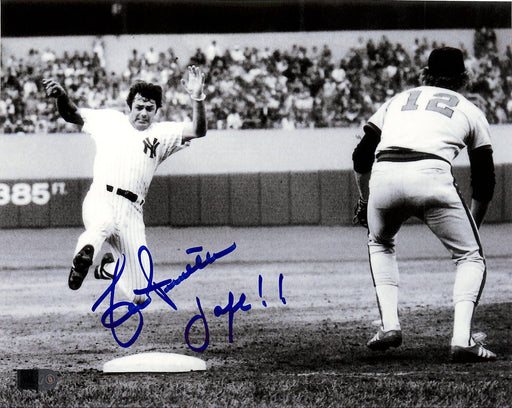 lou piniella signed and inscribed safe 8x10 photo aiv certificate of authenticity