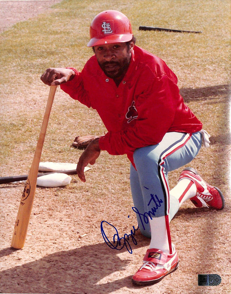 ozzie smith signed 8x10 aiv aa17002 certificate of authenticity