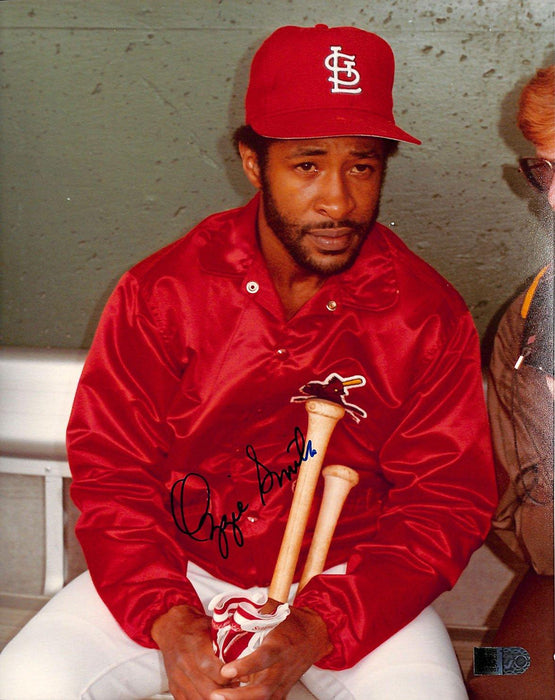 ozzie smith signed 8x10 aiv aa17007 certificate of authenticity