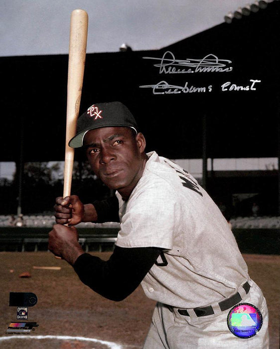 minnie minoso signed and inscribed cubans comet 8x10 silver ink aiv certificate of authenticity