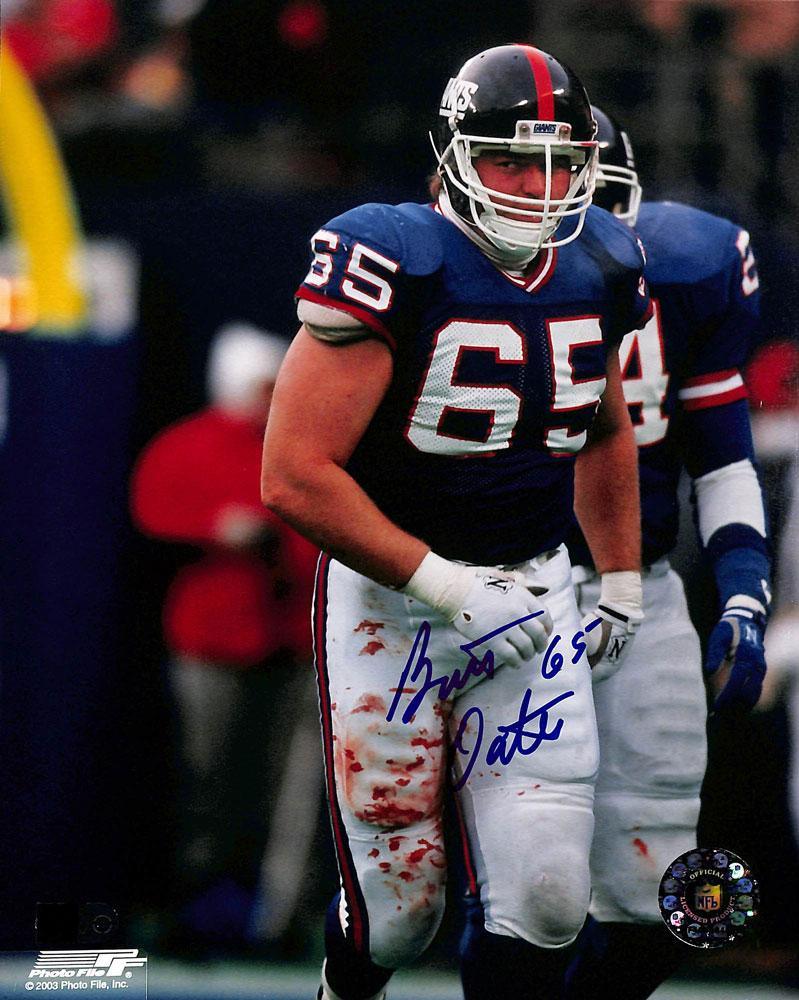 bart oates signed 8x10 aiv certificate of authenticity