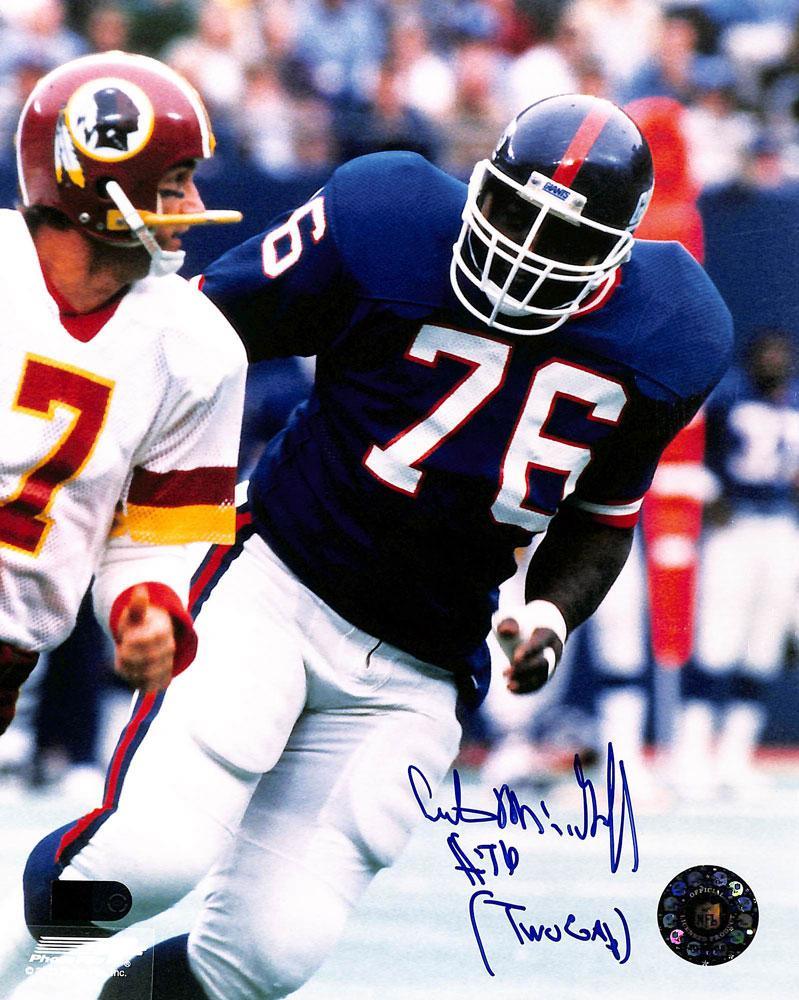 curtis mcgriff signed and inscribed 76 two gap 8x10 aiv certificate of authenticity