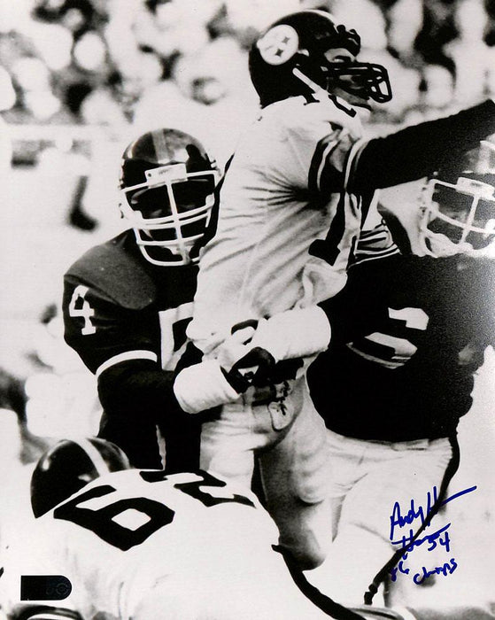 andy headen signed and inscribed 54 1986 sb champs 8x10 aiv aa18125 certificate of authenticity