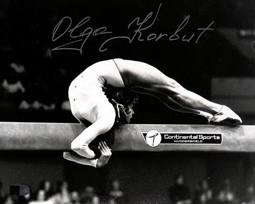olga korbut signed 8x10 beam aiv certificate of authenticity