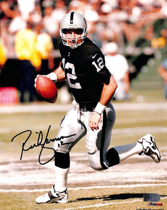 rich gannon signed and inscribed 12 8x10 rolling out aiv certificate of authenticity