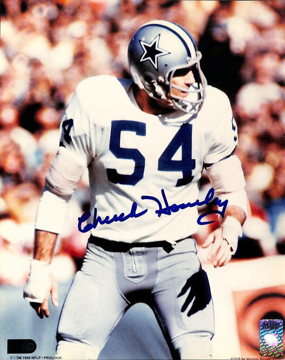 chuck howley signed 8x10 aiv certificate of authenticity