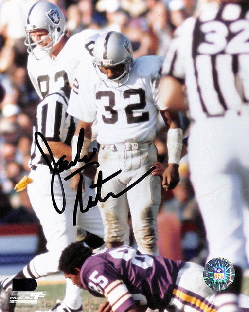 jack tatum signed 8x10 aiv certificate of authenticity