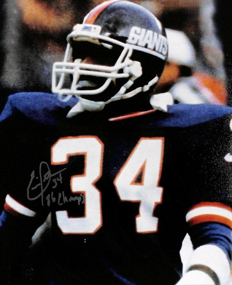 elvis patterson signed and inscribed 34 1986 champs 8x10 aiv certificate of authenticity