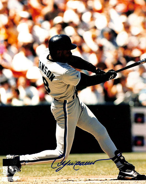 andre dawson signed 8x10 aiv certificate of authenticity