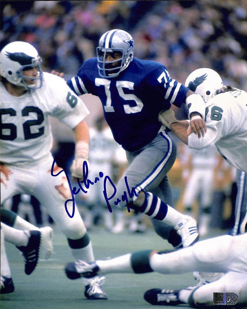 jethro pugh signed 8x10 aiv certificate of authenticity