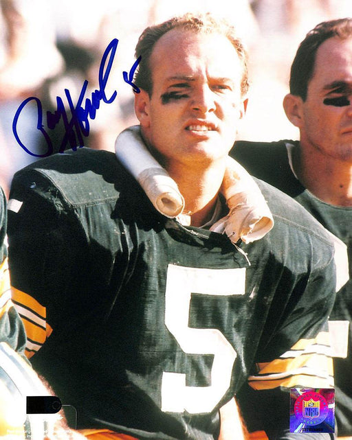 paul hornung signed and inscribed 5 8x10 aiv certificate of authenticity