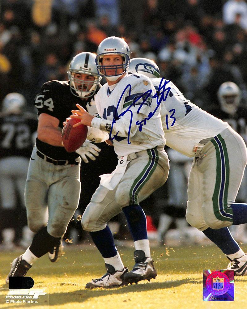 gino torretta signed and inscribed 13 8x10 aiv certificate of authenticity