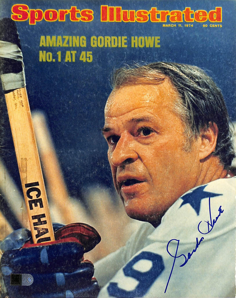 gordie howe signed 8x10 photo aiv aa 14578 certificate of authenticity