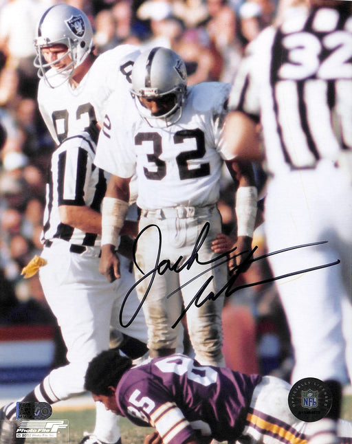 jack tatum signed 8x10 photo aiv certificate of authenticity