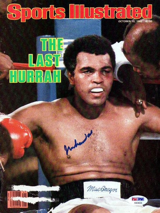Muhammad Ali Autographed Sports Illustrated Magazine Cover PSA/DNA #AB04635 - RSA