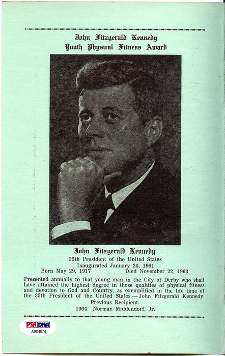 1965 Autographed Program With 8 Total Signatures including Elston Howard PSA/DNA #AB04674 - RSA