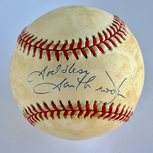 garth brooks signed rawlings coleman nl baseball jsa ab46096 certificate of authenticity
