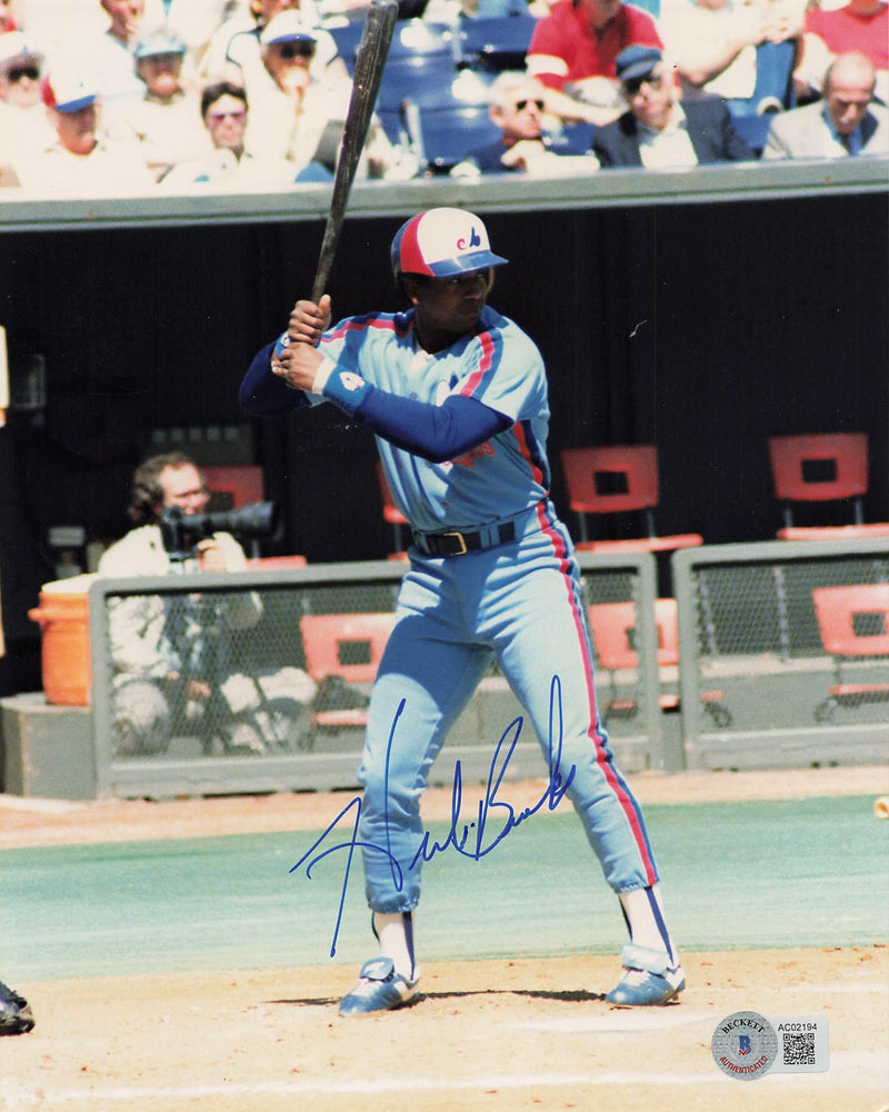 hubie brooks signed 8x10 photo montreal expos bas ac02194 certificate of authenticity