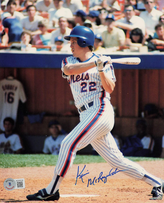 kevin mcreynolds signed 8x10 photo new york mets bas ac02218 certificate of authenticity