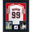 sheen autographed major league vaughn white double suede framed baseball jersey
