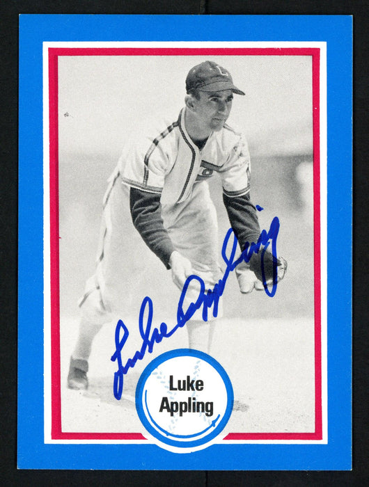 Luke Appling Autographed 1976 Shakey's Pizza Card #95 Chicago White Sox SKU #151960 - RSA
