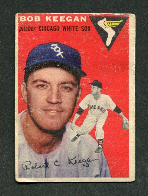 1954 Topps #100 Bob Keegan Chicago White Sox Baseball Card - RSA