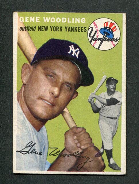1954 Topps #101 Gene Woodling New York Yankees Baseball Card - RSA
