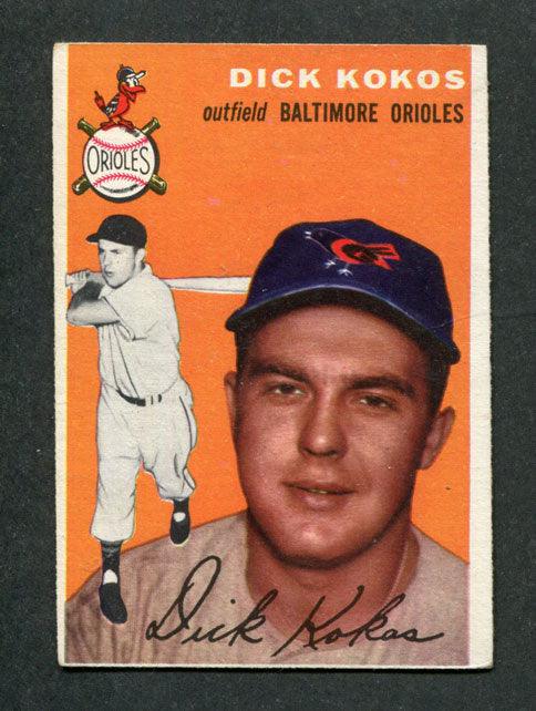 1954 Topps #106 Dick Kokos Baltimore Orioles Baseball Card - RSA
