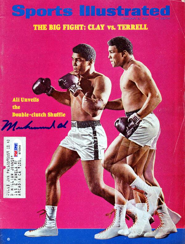Muhammad Ali Autographed Sports Illustrated Magazine Gem Mint 10 Vintage PSA/DNA #B75549 - RSA