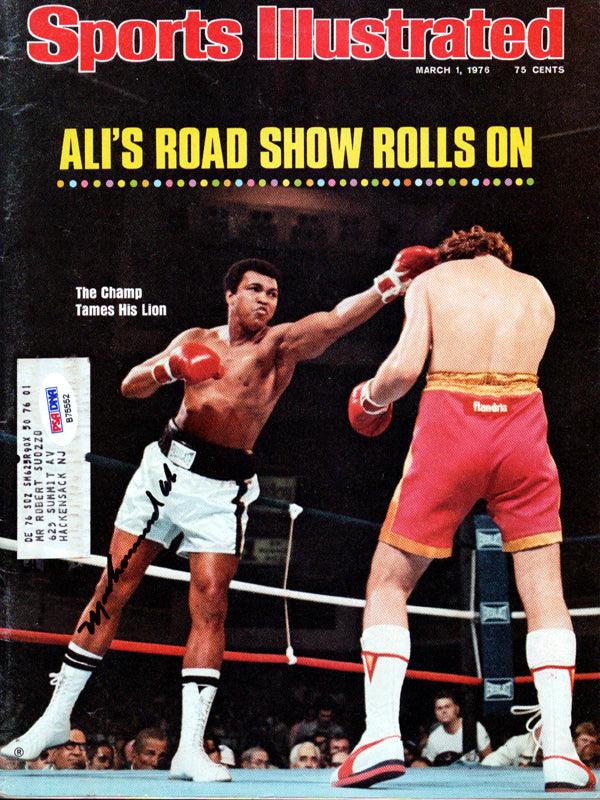 Muhammad Ali Autographed Sports Illustrated Magazine Vintage PSA/DNA #B75552 - RSA