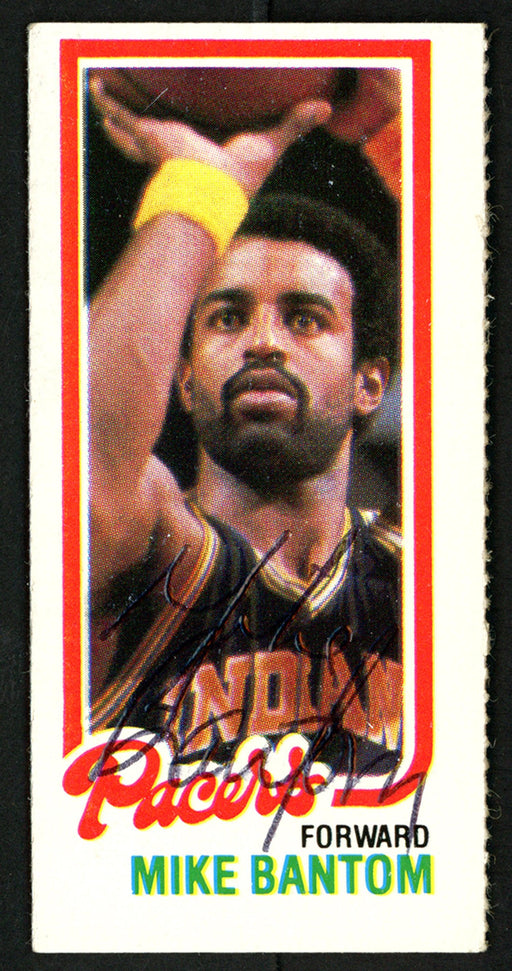 Mike Bantom Autographed 1980-81 Topps Card #115 Indiana Pacers SKU #150247 - RSA