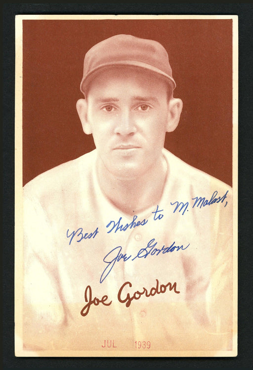 Joe "Flash" Gordon Autographed 1939 Goudey Rookie Card New York Yankees "Best Wishes" JSA #BB31601 - RSA