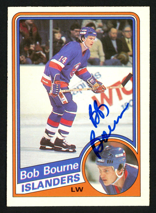 Bob Bourne Autographed 1984-85 O-Pee-Chee Card #123 New York Islanders SKU #151835 - RSA