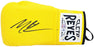 Michael B. Jordan Autographed Yellow Reyes Boxing Glove Left Handed LH Beckett BAS Witness Stock #220639