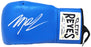 Michael B. Jordan Autographed Blue Reyes Boxing Glove Left Handed LH Beckett BAS Witness Stock #220635