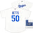 Los Angeles Dodgers Mookie Betts Autographed White Nike Jersey Size XL Beckett BAS QR Stock #220613