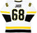 Pittsburgh Penguins Jaromir Jagr Autographed White Jersey Beckett BAS Witness Stock #220681