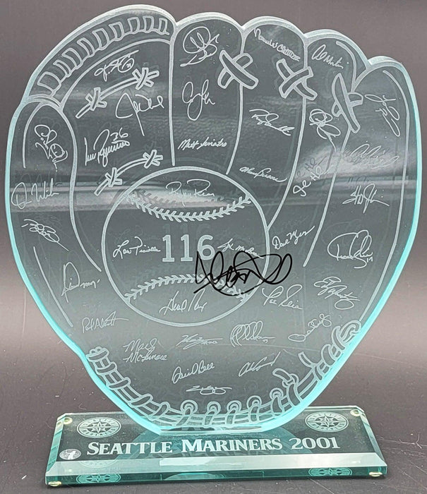 Ichiro Suzuki Autographed 2001 Commemorative 116 Wins Trophy Seattle Mariners IS Holo SKU #209077 - RSA