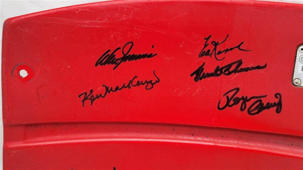 1962 New York Mets Team Autographed Red Seat Backing With 19 Signatures Including Don Zimmer & Roger Craig PSA/DNA #K47188 - RSA