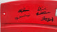 1962 New York Mets Team Autographed Red Seat Backing With 19 Signatures Including Don Zimmer & Roger Craig PSA/DNA #K47188 - RSA