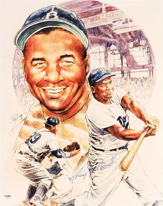 Roy Campanella Autographed 16x20 Photo Brooklyn Dodgers PSA/DNA #S06549 - RSA
