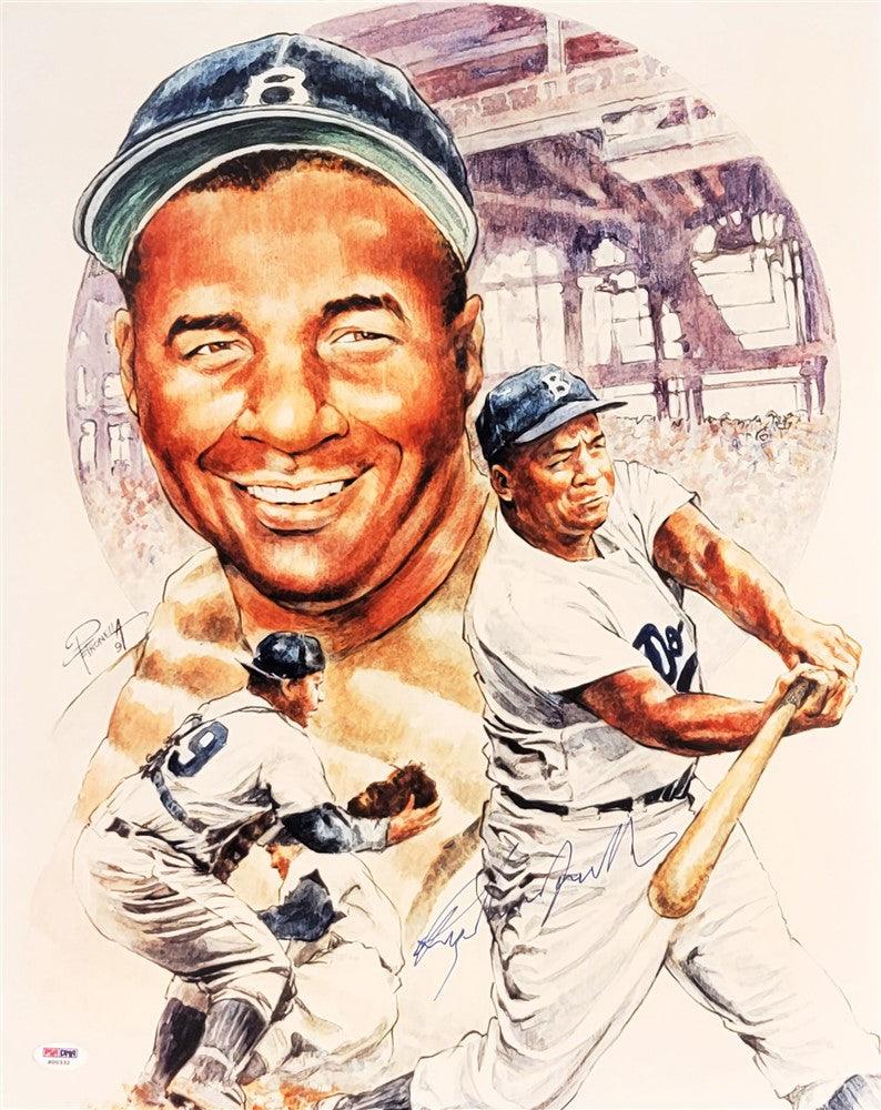 Roy Campanella Autographed 16x20 Photo Brooklyn Dodgers PSA/DNA #S00332 - RSA