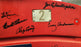 1962 New York Mets Team Autographed Red Seat Backing With 19 Signatures Including Don Zimmer & Roger Craig PSA/DNA #K47177 - RSA